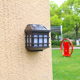 Lampa Solara Led Tip Felinar Pentru Perete, 11.5 X 8.3Cm, 1.2V, Abs, 400Mah, Alb Rece - vivimall.ro
