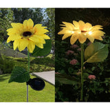 Lampa solara LED tip Floarea Soarelui, inaltime 70 cm, Pentru gradina, Vivimall - vivimall.ro
