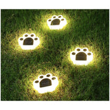 Lampa solara LED, Tip laba de urs, pentru gazon sau gradina, Rezistenta la apa, Vivimall, Alb cald - vivimall.ro