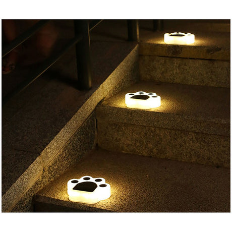 Lampa Solara Led, Tip Laba De Urs, Pentru Gazon Sau Gradina, Rezistenta La Apa, Alb Cald - vivimall.ro