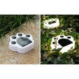 Lampa solara LED, Tip laba de urs, pentru gazon sau gradina, Rezistenta la apa, Vivimall, Alb rece - vivimall.ro