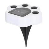 Lampa solara LED, Tip laba de urs, pentru gazon sau gradina, Rezistenta la apa, Vivimall, Alb rece - vivimall.ro