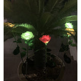 Lampa Solara LED tip Trandafir cu o floare pentru Gradina, Inaltime 75 cm, Vivimall - vivimall.ro