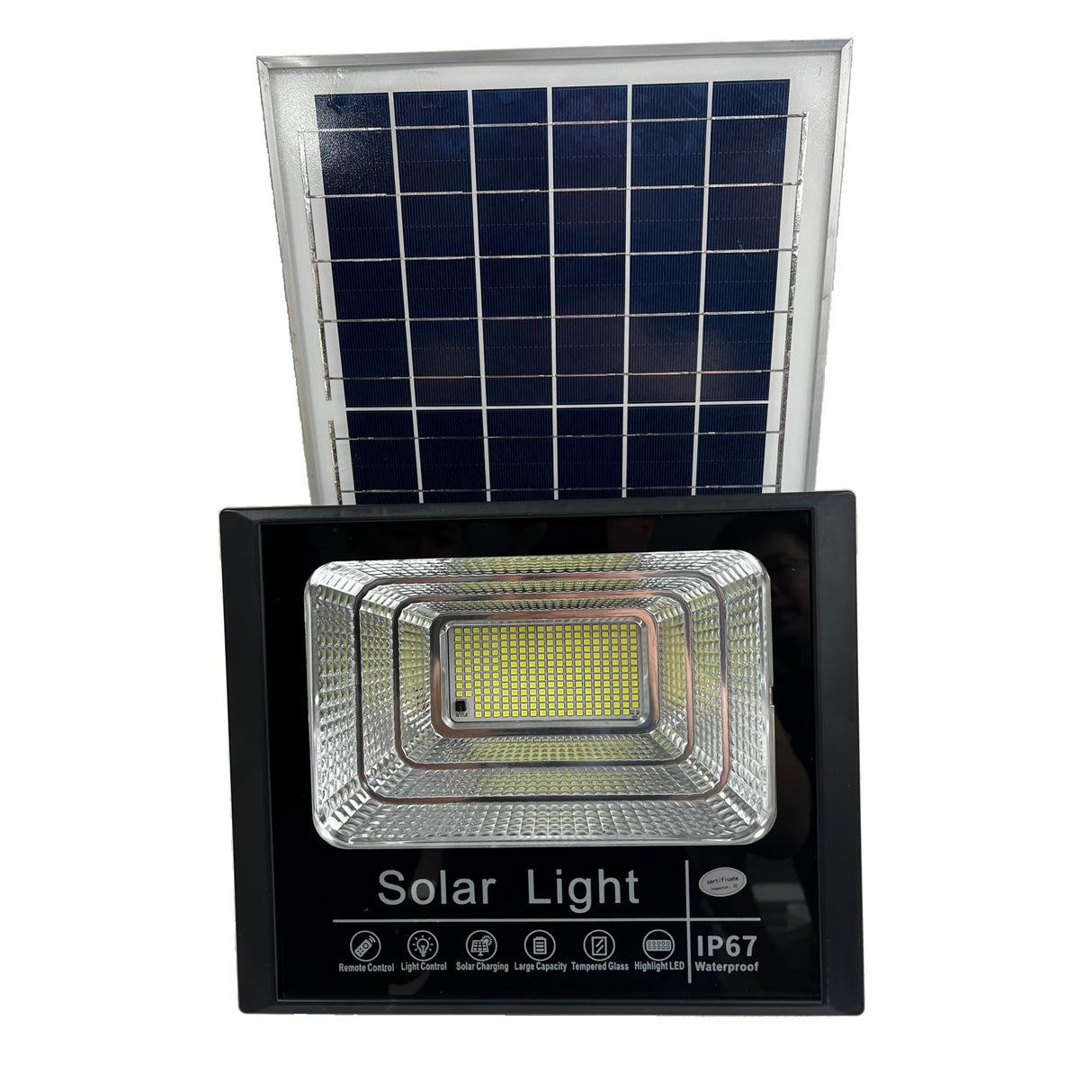 Lampa Solara Stradala, 281 Led, 150 W, Cu Panou Solar, Brat De Montare Inclus - vivimall.ro
