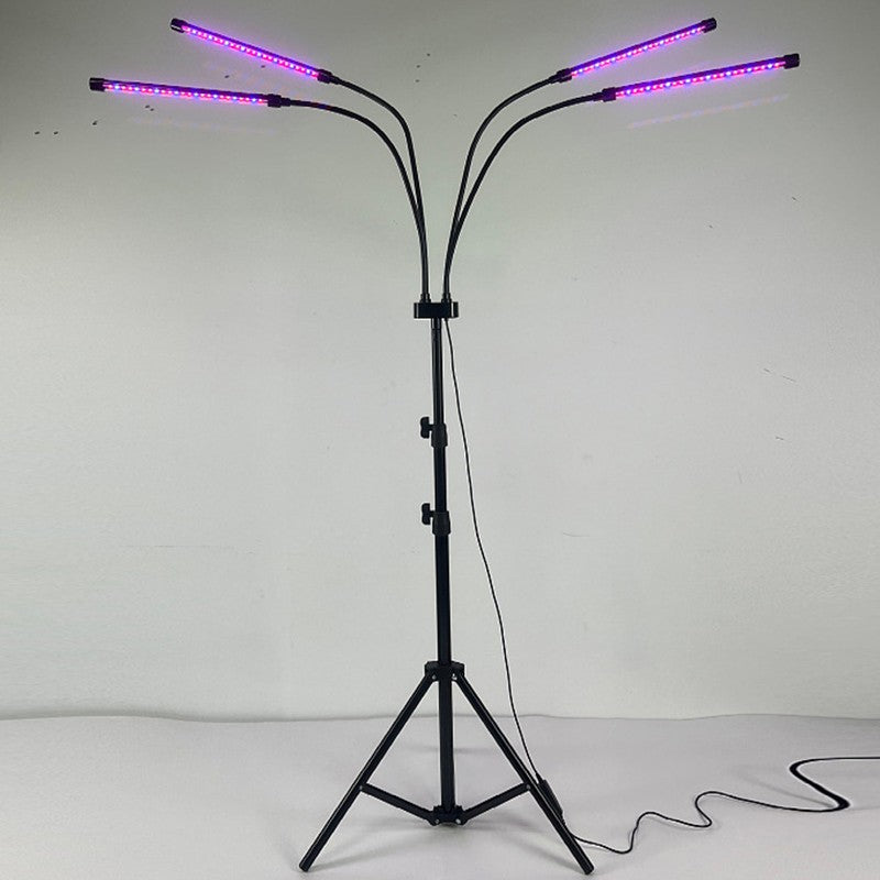Detaliu capete lampă LED 30W cu 108 LED-uri spectru roșu și albastru pentru plante de interior