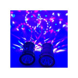 Lanternă pliabilă de camping Magic cool cu lampă disc și USB Vivimall, Lanterna, Felinar, 6 LED + 1 W + 3C culori, Negru - vivimall.ro