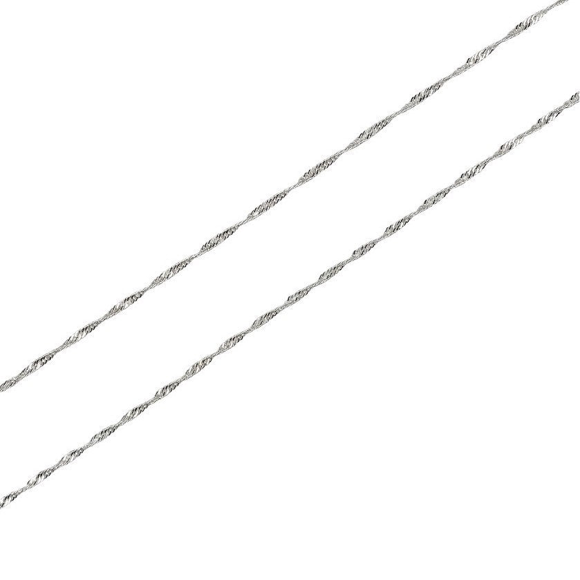 925 Ezüst Csavart Lánc 55 Cm, ​​​​Jolie Ezüst, 2.6G