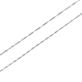 925 Ezüst Csavart Lánc 55 Cm, ​​​​Jolie Ezüst, 2.6G