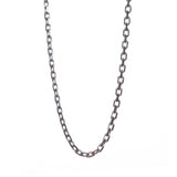 Lantisor din Argint 925, model extra-size cu zale patrate, 80 cm - vivimall.ro