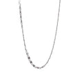 Lantisor din Argint 925, model plat rotund (ccc), 39 cm - vivimall.ro
