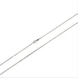 Lantisor din Argint 925, model plat rotund (ccc) 55 cm - vivimall.ro