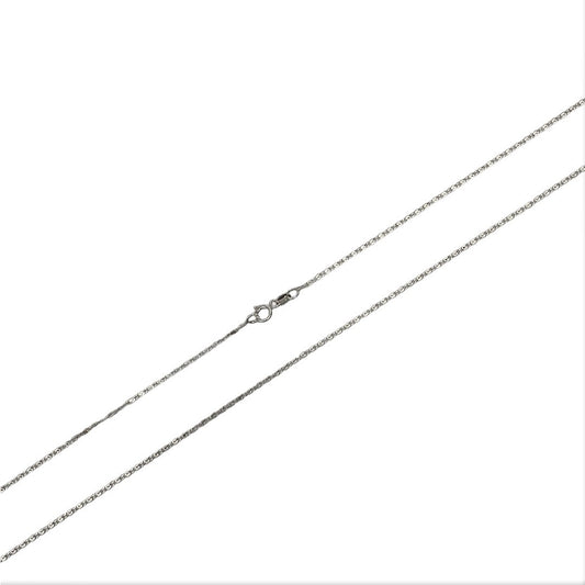 Lantisor din Argint 925, model plat rotund (ccc) 55 cm - vivimall.ro