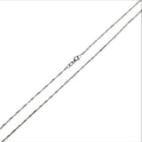 Lantisor din Argint 925 model Rasucit 39 cm - vivimall.ro