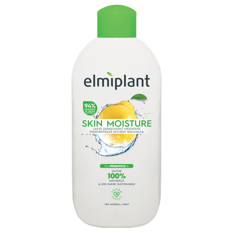Lapte Demachiant, Elmiplant, Skin Moisture Pentru Ten Normal si Mixt, 200 ml - vivimall.ro