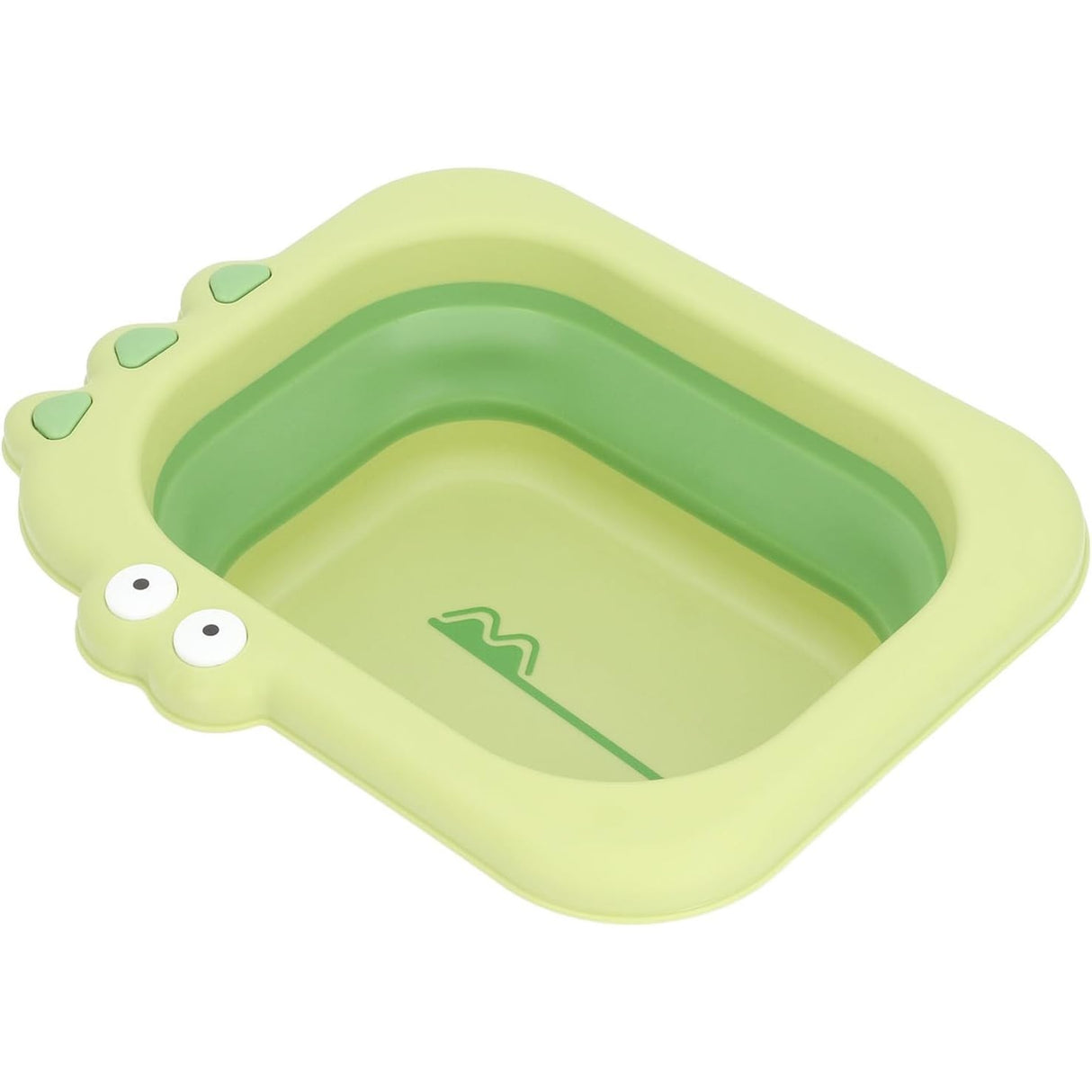 Lavoar Pliabil, Pentru Copii, Din Pp/Tpe, Portabil, Model Crocodil, 30X24.5X9 Cm - vivimall.ro
