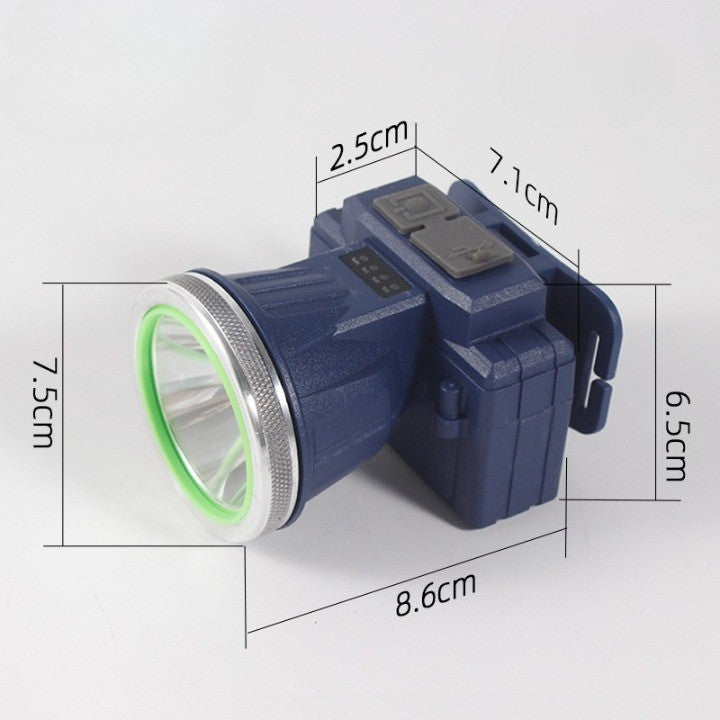 Fejre szerelhető LED-es zseblámpa, nagy hatótávolságú zoom, USB-n újratölthető, teleszkópos fényszóró, vízálló, állítható, kültéri horgászathoz, kempingezéshez, erős fény, zseblámpa