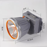 Fejre szerelhető LED-es zseblámpa, nagy hatótávolságú zoom, USB-n újratölthető, teleszkópos fényszóró, vízálló, állítható, kültéri horgászathoz, kempingezéshez, erős fény, zseblámpa