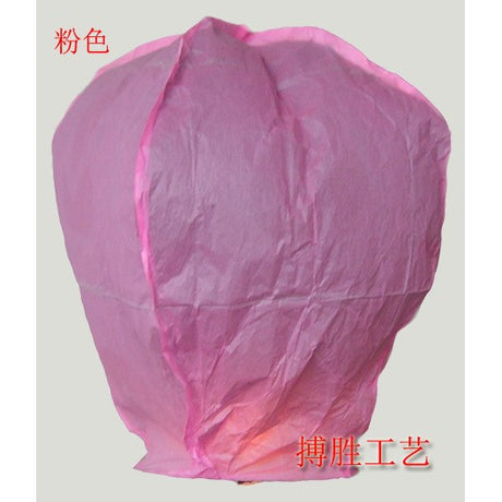 Lampion zburator, Vivimall, hartie biodegradabila, Roz Pal - vivimall.ro