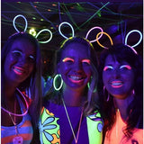 Cordeluta Decorativa, Vivimall, din Plastic, Fluorescenta, Accesoriu Petrecere, Rosu - vivimall.ro