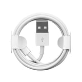 Cablu de Date pentru Telefon, Flippy, port USB-A Compatibil cu iPhone cu porturi de tip Lightning, pentru Incarcare Rapida, Lungime 1.5M, Alb - vivimall.ro