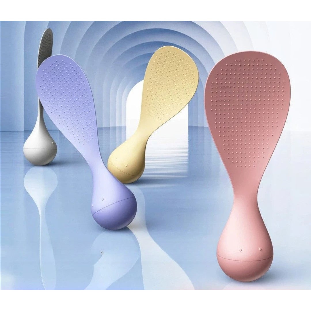 Lingura de Orez Termorezistenta cu Baza Antialunecare, Vivimall, Alba, Ideala pentru Preparare si Servire - vivimall.ro