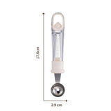 Lingura pentru Bile de Fructe, Vivimall, Scobitor Fructe, Ustensila Multifunctionala pentru Fructe, Accesoriu de Bucatarie, Lingura Antialunecare pentru Salata de Fructe, 17.6 x 2.9 cm, Bej - vivimall.ro