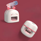 Mașină de Decojit Semințe, Vivimall, Mini Deschizător, Model Iepuras, Incarcare USB, 9.7x10x8.6 cm, Alb - vivimall.ro