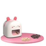 Mașină de Decojit Semințe, Vivimall, Mini Deschizător, Model Iepuras, Incarcare USB, 9.7x10x8.6 cm, Alb - vivimall.ro