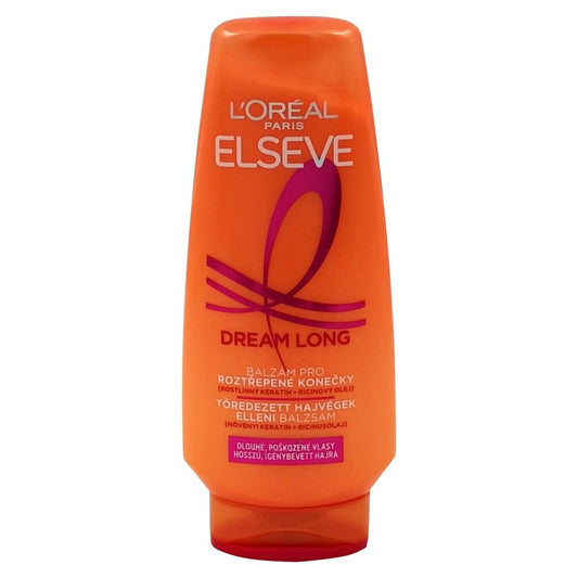 Balsam, LOREAL, Elseve Dream Long Descurcare Instanta Keratina Vitamine Ulei de Ricin, 200 ml - vivimall.ro