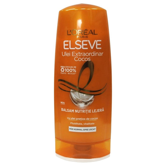 Balsam, LOREAL, Elseve Extraordinary Cocos, 200 ml - vivimall.ro