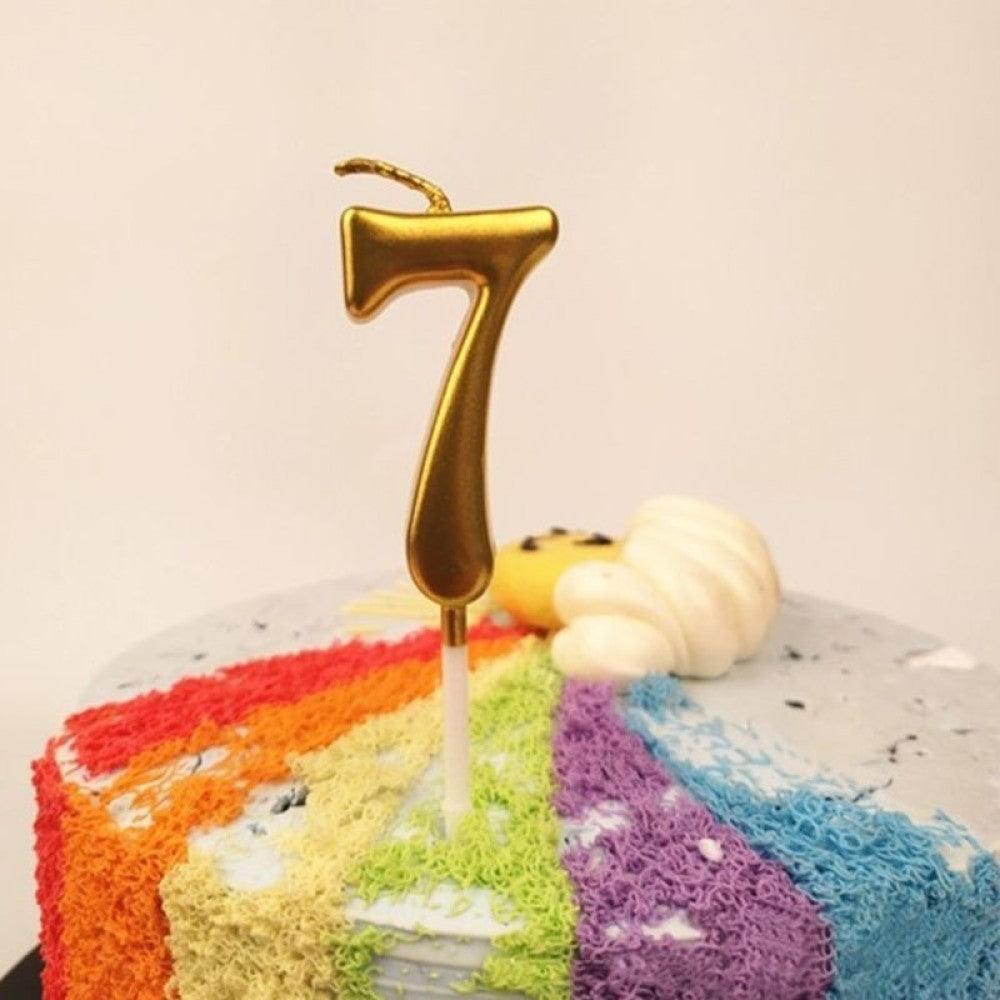 Torta gyertya, 7-es modell, parti, paraffin,