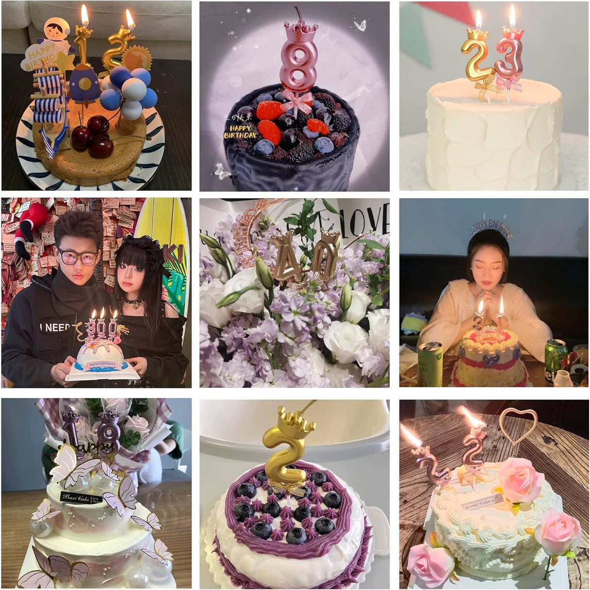 Lumanare Cifra 0, Vivimall, Model Coroana cu Fundita, Pentru Tort, 6 x 2.5 cm Mov - vivimall.ro