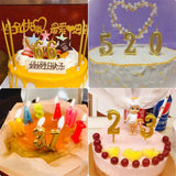 Torta gyertya, 1-es modell, parti, paraffin,