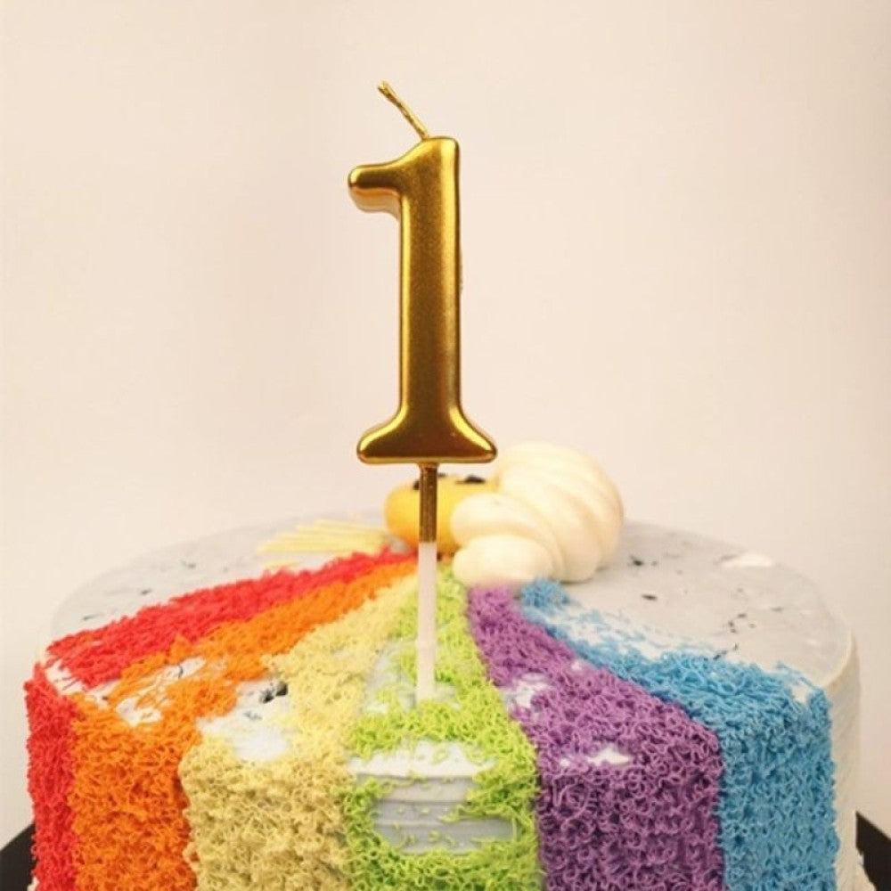 Torta gyertya, 1-es modell, parti, paraffin,