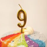 Torta gyertya, 9-es számú modell, parti, paraffin,