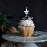 Torta gyertya, csillagminta, parti, 