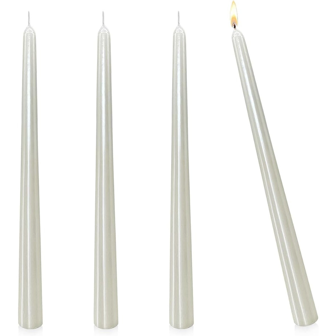 Dekoratív gyertya, asztalra, 25 cm, ​​paraffin, füstmentes, égési idő 7,5 óra,