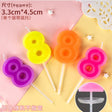 Lumanare Tort, cifra 8, Vivimall, Culoare Random - vivimall.ro