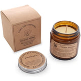 Lumanare Parfumata, Vivimall, Model Borcan Maro, Aroma de Clopotei, din Ceara Vegetala, 6 x 6.5 x 6.5 cm, Maro - vivimall.ro