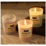 Lumanare Parfumata, Vivimall, Model Borcan Translucid, 6.2 x 5.2 cm, Aroma de Frezie si Pere, Alb - vivimall.ro