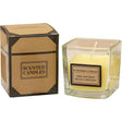 Lumanare Parfumata, Vivimall, Model Pahar Transparent, cu Ulei Esential, 4.8 x 5.4 x 5.5 cm, Aroma de Kaki Japonez, Galben - vivimall.ro