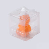 Lumanare Parfumata, Vivimall, Model Ursulet, Portocaliu, Aroma de Portocala, 5.5x3.6x4 cm - vivimall.ro