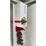 Lumanari Parfumate de Craciun, Flippy, GIFT BOX din 3 Lumanari din Ceara de Soia, Model B Pitic, Casuta, Ciorap, 22.5 x 9.5 x 9 cm, Multicolor - vivimall.ro