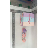 Lumanari Parfumate de Craciun, Flippy, Gift Box Set cu 3 Lumanari Aromaterapie, 11 x 11 x 7.5 cm, Roz - vivimall.ro