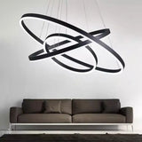 Lustră LED Casiana 3 Cercuri | LuxLight - vivimall.ro