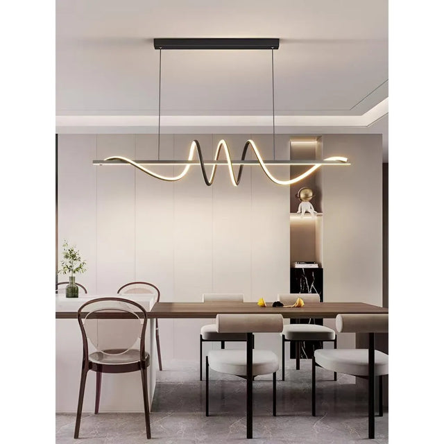 Lustră LED Suspendată Ribbon | LumiPro - vivimall.ro
