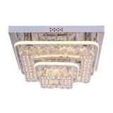 Lustra Led Cu Telecomanda Si Cristal Etan, Lumina Rece/Calda/Neutra, Dimabila - vivimall.ro
