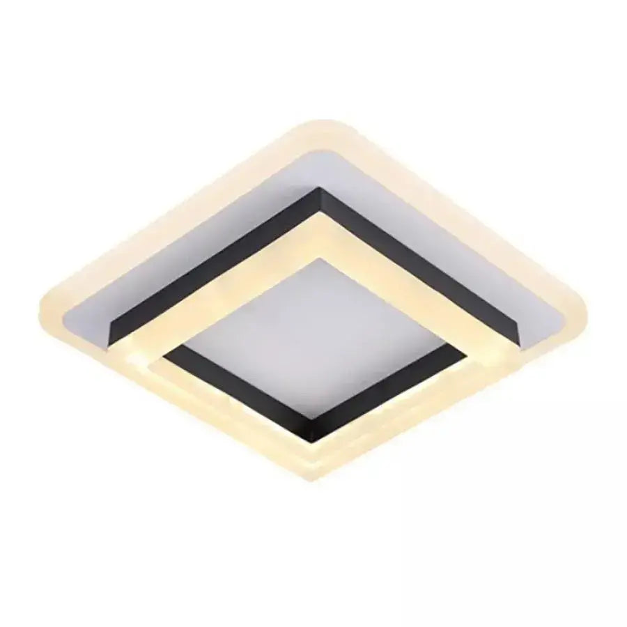 Lustra Led Moderna W, Lungime 20 Cm, Patrata, Lumina Rece/Calda/Neutra - vivimall.ro