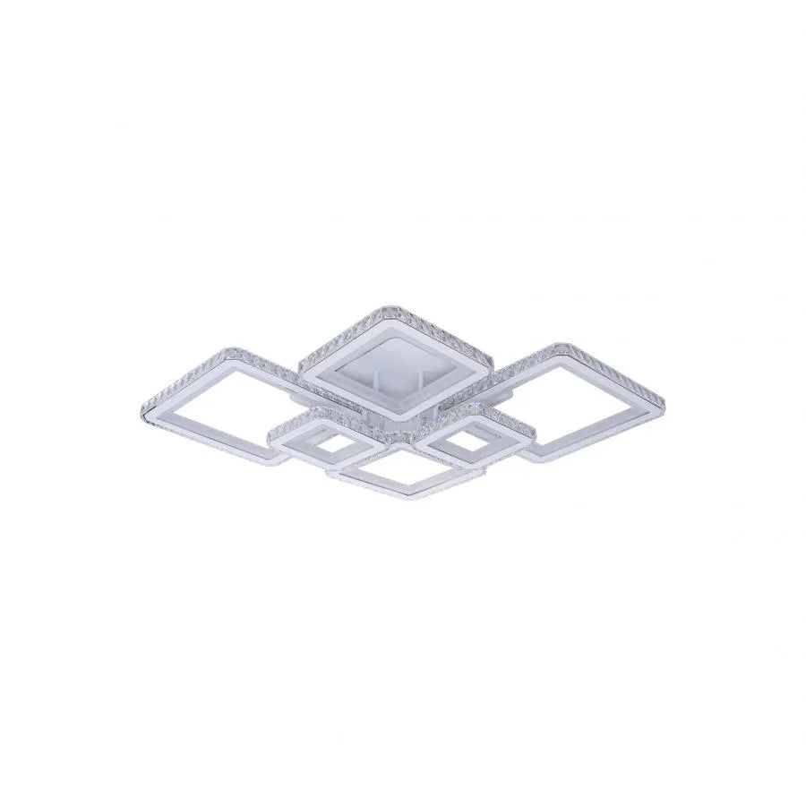 Lustră LED Quadris Cristal | LightPro - vivimall.ro