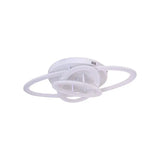 Lustra Led Cu Telecomanda Gentiana, 3 Elipse, Lumina Rece/Calda/Neutra, Dimabila - vivimall.ro